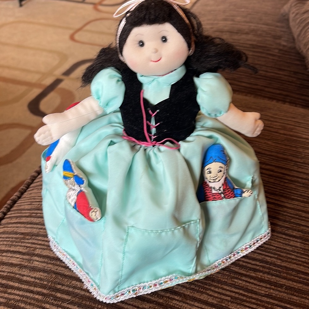 Snow White and Removable Seven Dawrfs Reversible Doll Plush -made in Phi…